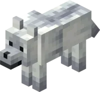 Minecraft Snowy Wolf
