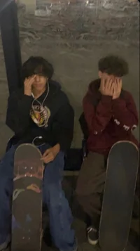 two skater boys