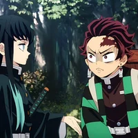 Tanjiro y Muichiro