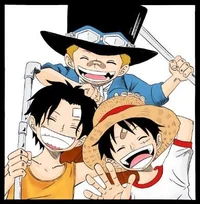 Luffy Ace y Sabo Kid