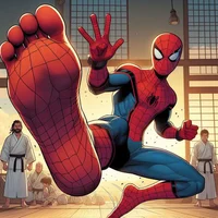 Spider-Man Kicking