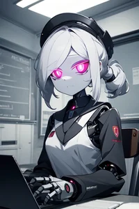 Teacher female robot