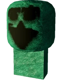 Green Head With Legs