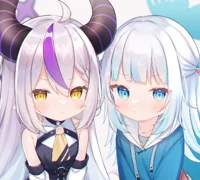 Laplus and Gawr Gura