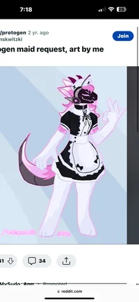 Protogen maid