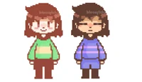 Chara and Frisk