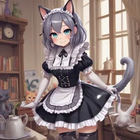 Cat girl maid