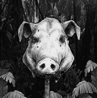 Dead Pig On A Stick