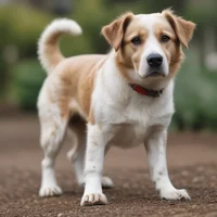 Adopted dog