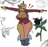 Female scarecrow 
