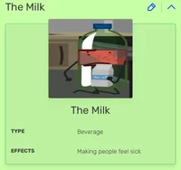 The milk