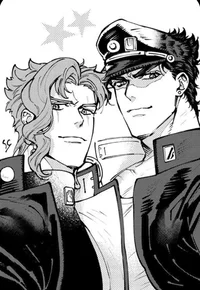 Kakyoin and Jotaro