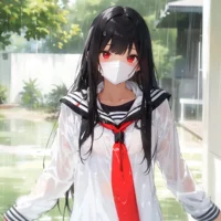 Enigmatic schoolgirl