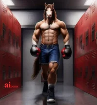 Boxing Horse