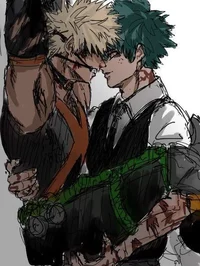 V deku and bakugo