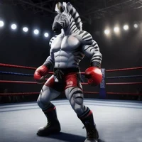 Boxing Zebra
