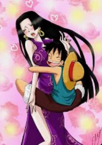 Luffy and boa