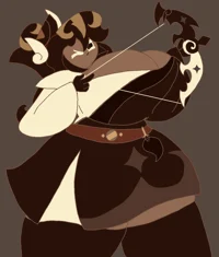 Caramel arrow cookie