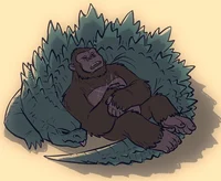 Godzilla and kong
