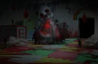 Hurting teddy bear