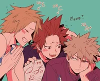 Katsuki and Kaminari