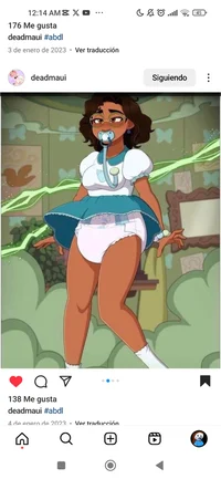 Mirabel diapered 