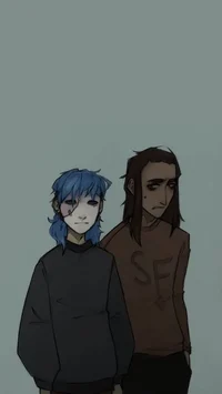 Sally face and Larry