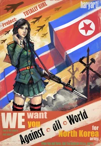 North Korean girl