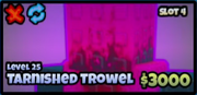 Tarnished trowel