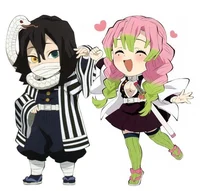 Obanai and Mitsuri