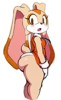 Cream the rabbit ass