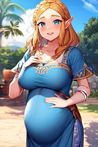 Pregnant Zelda