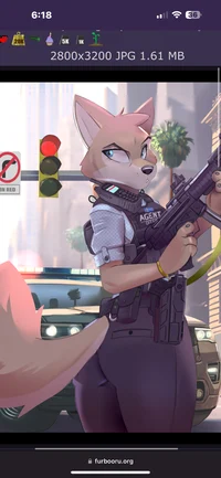 Fox CiA agent anthro