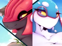 Kyogre and Groudon
