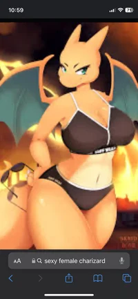 Female charizard