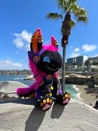 Protogen plushie toy