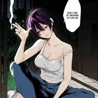 Sad childhood friend