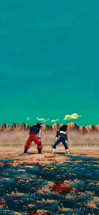 Vegeta and Goku