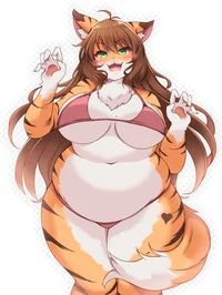 Fat tiger girl 