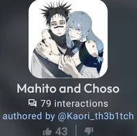 Mahito and choso