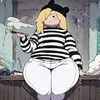 Thicc smoker girl