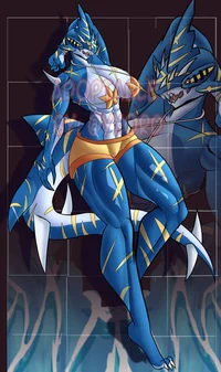 Mega Sharpedo Anthro