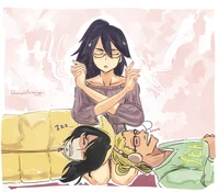 Yandere rooftop trio