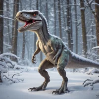 Snowy raptor