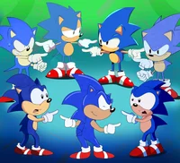 Many classic sonics