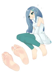 Scared girl giantess