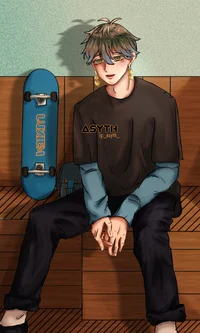 Luca your skater bf