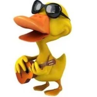 Goofy ass duck 