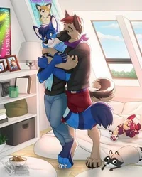 Gay furry couple 