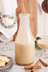 A bottle of Eggnog